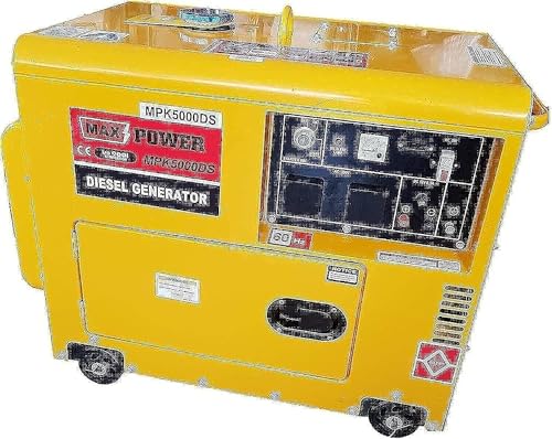 MAXPOWER SILENT DIESEL GENERATOR - 5 KW مولد ديزل صامت من ماكس باور