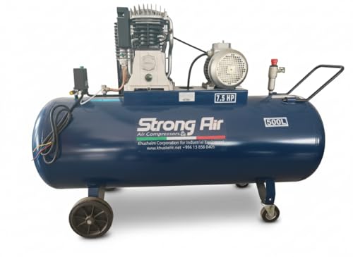 Strong Air 500 Liter Air Compressor VG6 Head, 5.5 Kw, 7.5 Hp 220v/380v (Made In Italy)
