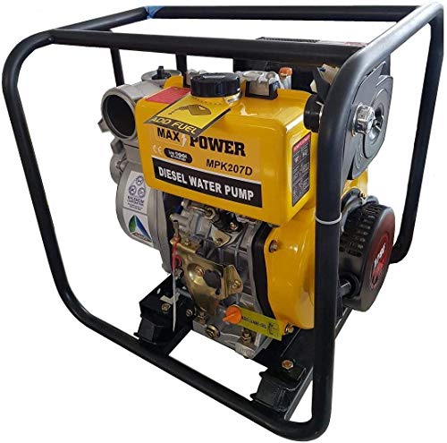 [MAXPOWER/MPK207D] MAXPOWER 2 INCH WATER PUMP WITH DIESEL ENGINE - MANUAL START ماكس باور مضخة مياه بمحرك ديزل - تشغيل يدوي