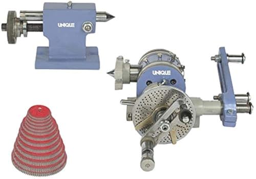 [UNIQ/EBS-5.5] UNIQUE DIVIDING HEAD COMPLETE WITH CENTER AND GEAR SET - 5.5 inches